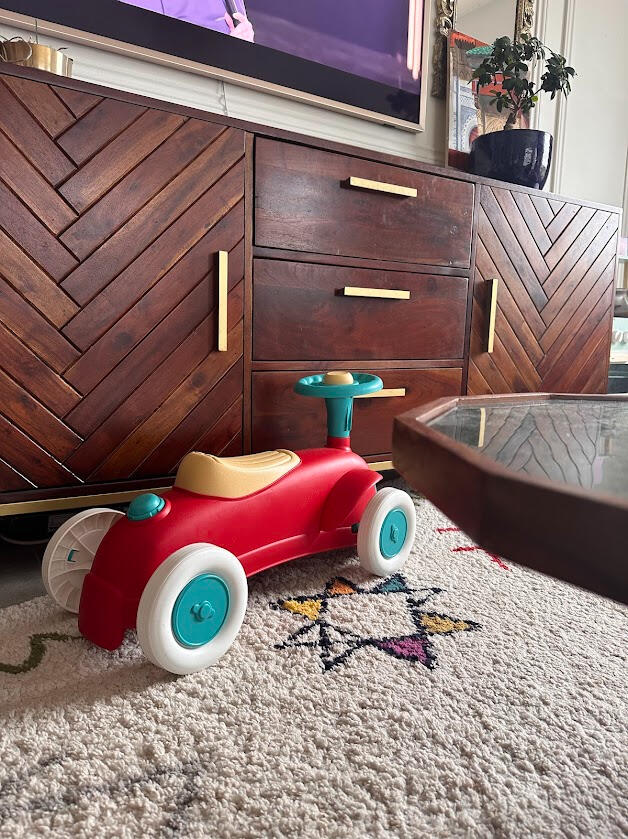 Le trotteur de mes enfants qui ne passe pas inaperçu